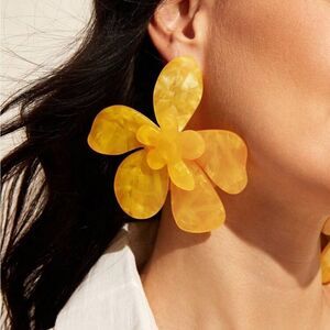 flower earrings #1226